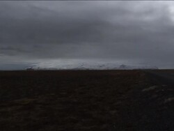 WRAP Aerials of dormant Katla volcano, vulcanologist, active volcano News Clip