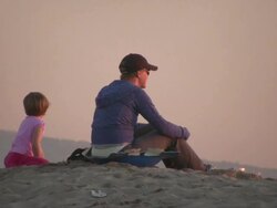 Family Bonding: Mother and Child Sharing a Moment Stock Footage
