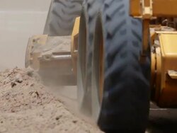 Earth mover Stock Footage