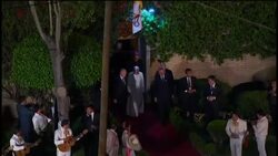Pope Benedict is serenaded by Mariachis during visit News Clip