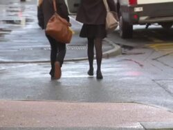 Anonymous School Children Shots News Clip