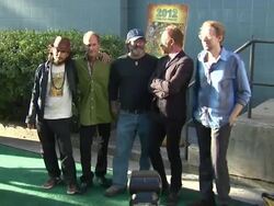 Joao Amorim, Paul Stamets, Ganga White, Sting, Daniel Pinchbeck at the '2012: Time For Change' New York Premiere - Arrivals  Stock Footage
