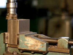 Milling Machine in Operation Stock Footage