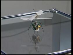 World's lightest flying robot goes on show News Clip