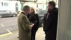 Nigel Farage outside Thanet Beer Festival News Clip