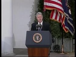 USA: CLINTON WINS IMPEACHMENT TRIAL News Clip