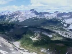 Mountain Clouds Time Lapse Stock Footage