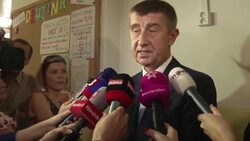 Voting in Prague for European Parliament elections News Clip