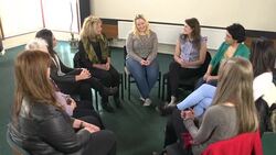 Support Group Circle - Women only Stock Footage