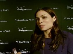 Pink BlackBerry Pearl(tm) smartphone launch party Stock Footage