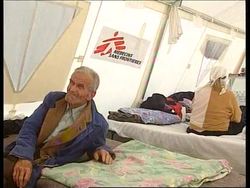 ALBANIA: REFUGEE CAMPS LEFT EMPTY AS PEOPLE RETURN TO KOSOVO News Clip