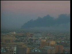 Smoke on Baghdad skyline as mortars hit US military post, according to police News Clip
