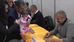 CLEAN : Turkey: Supporters mark anniversary of HDP leader's arrest News Clip