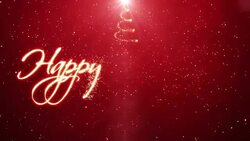 Handwritten Happy Holidays Stock Footage