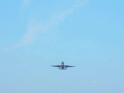 Jet Overhead Stock Footage