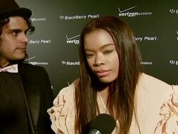 Pink BlackBerry Pearl(tm) smartphone launch party Stock Footage