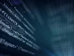 Source code background. HD Loop. Copy Space. Stock Footage