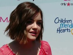 INTERVIEW - Lucy Hale at Children Mending Hearts 7th Annual Fundraiser 'Empathy Rocks!' Stock Footage