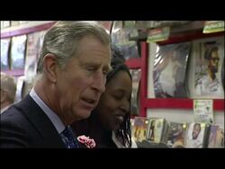 Prince Charles at RAF Waddington News Clip