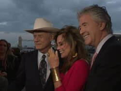 Patrick Duffy; Larry Hagman; Linda Gray Stock Footage