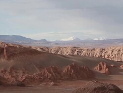 Vale de la Luna - Atacama Desert, Chile Stock Footage