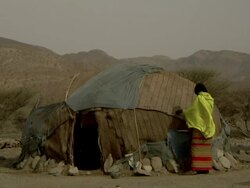 Afar woman Stock Footage