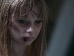 HD DOLLY: Beaten Teenage Girl Stock Footage