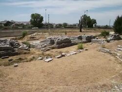Roman theater fro the 1st century A.D., Salona Stock Footage