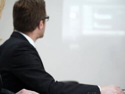 Conference (Shot on Red) Stock Footage