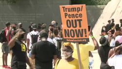 CLEAN : Thousands gather at MLK Memorial in US capital as march begins News Clip