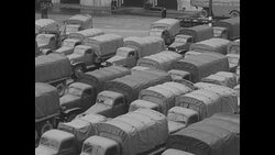 American soldiers ship out during WWII News Clip