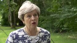 Theresa May Grab RE: Brexit Negotiations News Clip