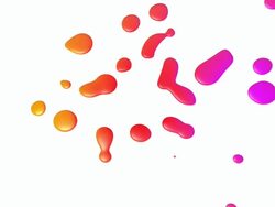 Multicolored Liquid Rainbow Loop Stock Footage