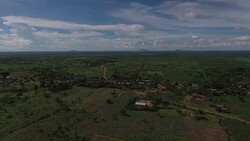 Drone aerials of a village in rural Malawi News Clip