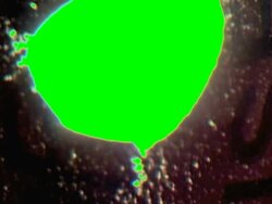 Film Burn with Chroma Key. NTSC, PAL Stock Footage