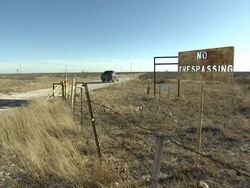 Nodding donkey and oilfield in Texas News Clip