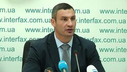 CLEAN: Klitschko back in Ukraine political ring after fight News Clip