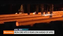 Iron Ore Drops to Five-Year Low Ahead of APEC News Clip