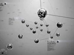 the World Network - white Stock Footage