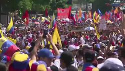 CLEAN : Street challenges power in Venezuela crisis (2) News Clip