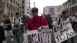 Labor organizers are turning up the heat on McDonald's and other fast-food chains to raise wages, with protests planned across the nation and around the world. In Philadelphia, demonstrators marched along Broad Street, chanting and holding signs. (May 15) News Clip
