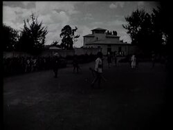 NEGUS REVIEWS LOYAL TROOPS AT ADDIS - NO SOUND News Clip