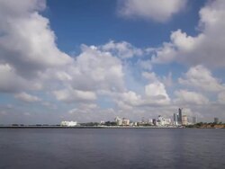 Timelapse Singapore Woodlands Causeway Stock Footage