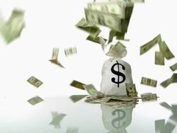 Money Blast .. Stock Footage