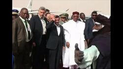 4:3 Iranian President visits uranium-rich West African nation of Niger News Clip