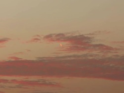 WS View of Sunset sky / South Of Peru, Nazca, Peru Stock Footage