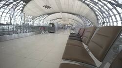 Passenger departure in the airport Stock Footage