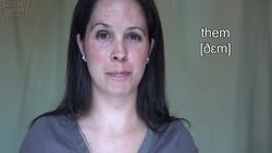 How to Pronounce the Word THEM - American English Instructional Video