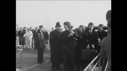 CAN467 THE BEATLES RETURN HOME TO FANS DELIGHT News Clip