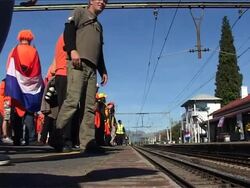 Dutch, Cameroon fans gather ahead of their team's World Cup match News Clip